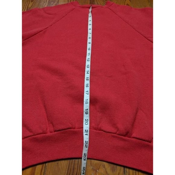 Vintage Chicago Sweatshirt Crewneck Medium Red Shirt Long Sleeve - Picture 6 of 9